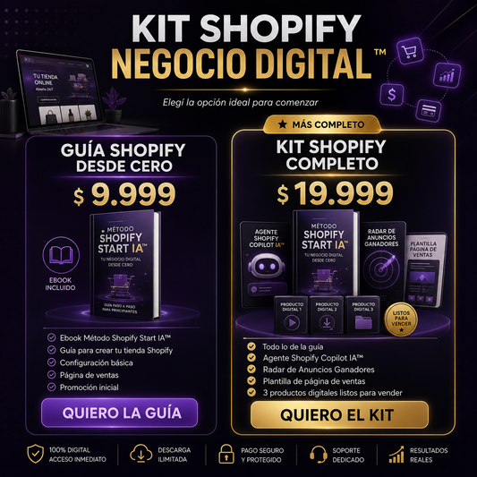 Kit Shopify  Esencial